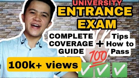 COLLEGE ENTRANCE EXAM COVERAGE / ADMISSION TEST .